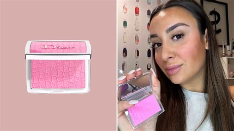 pink lilac dior blush|Dior blush with flushed cheeks.